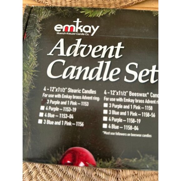 Emkay advent candle set - Picture 5 of 9